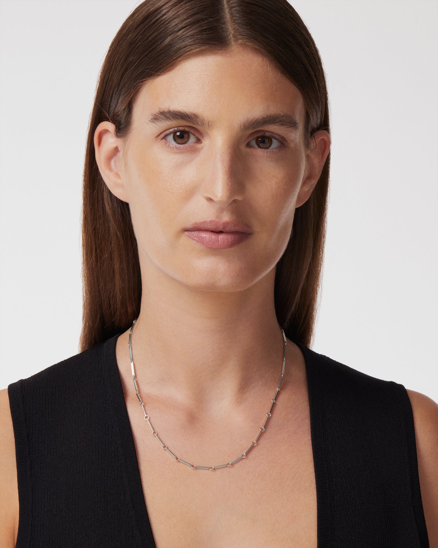 Elegant Silver Link Chain Necklace 5