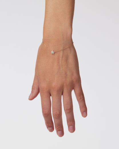 Radiant Star 0.12 TCW Round Lab-Grown Diamond Bracelet 4