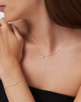 Load image into Gallery viewer, 0.50 TCW Marquise Lab Grown Diamond Floral Shaped Pendant Necklace 4
