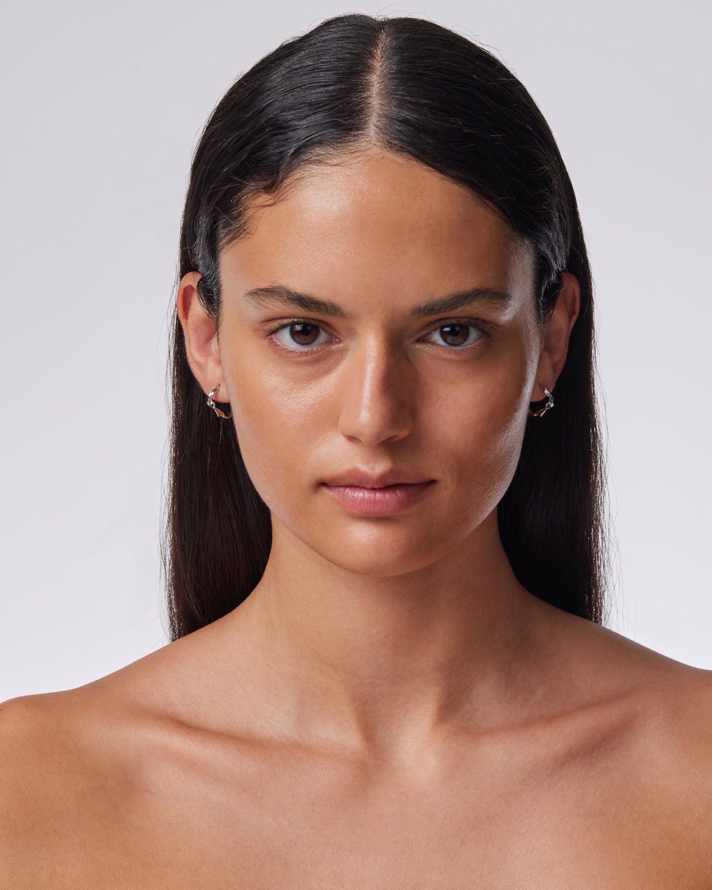 Shaped Fine Hoops Earring 4