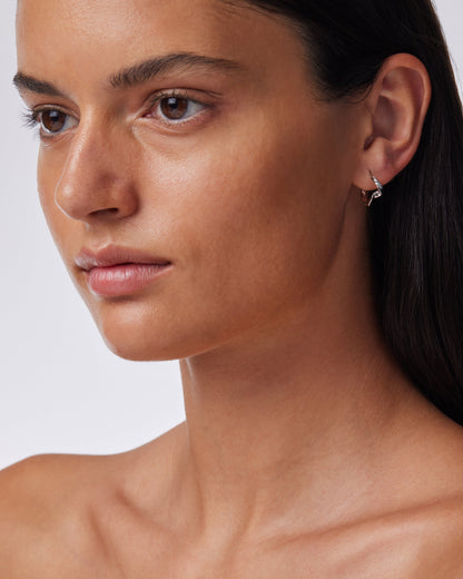 Shaped Fine Hoops Earring 3