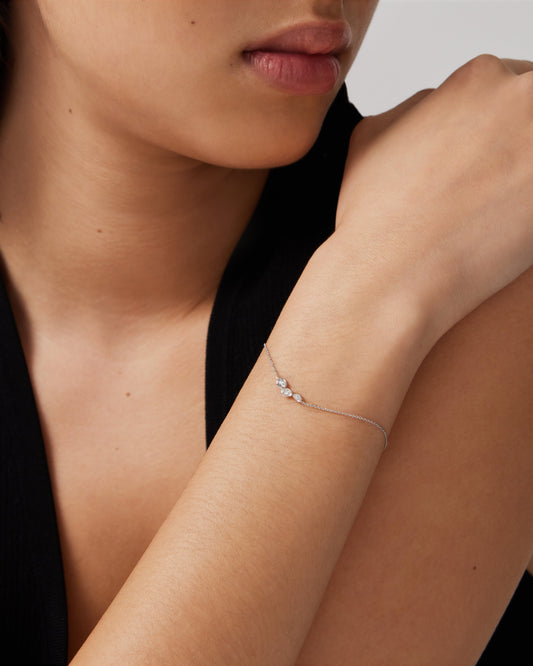 Elegant 0.12 TCW Round Lab Grown Diamond Bracelet 2