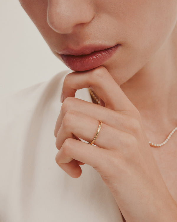 Plain-Lab Grown Diamond Wedding Band