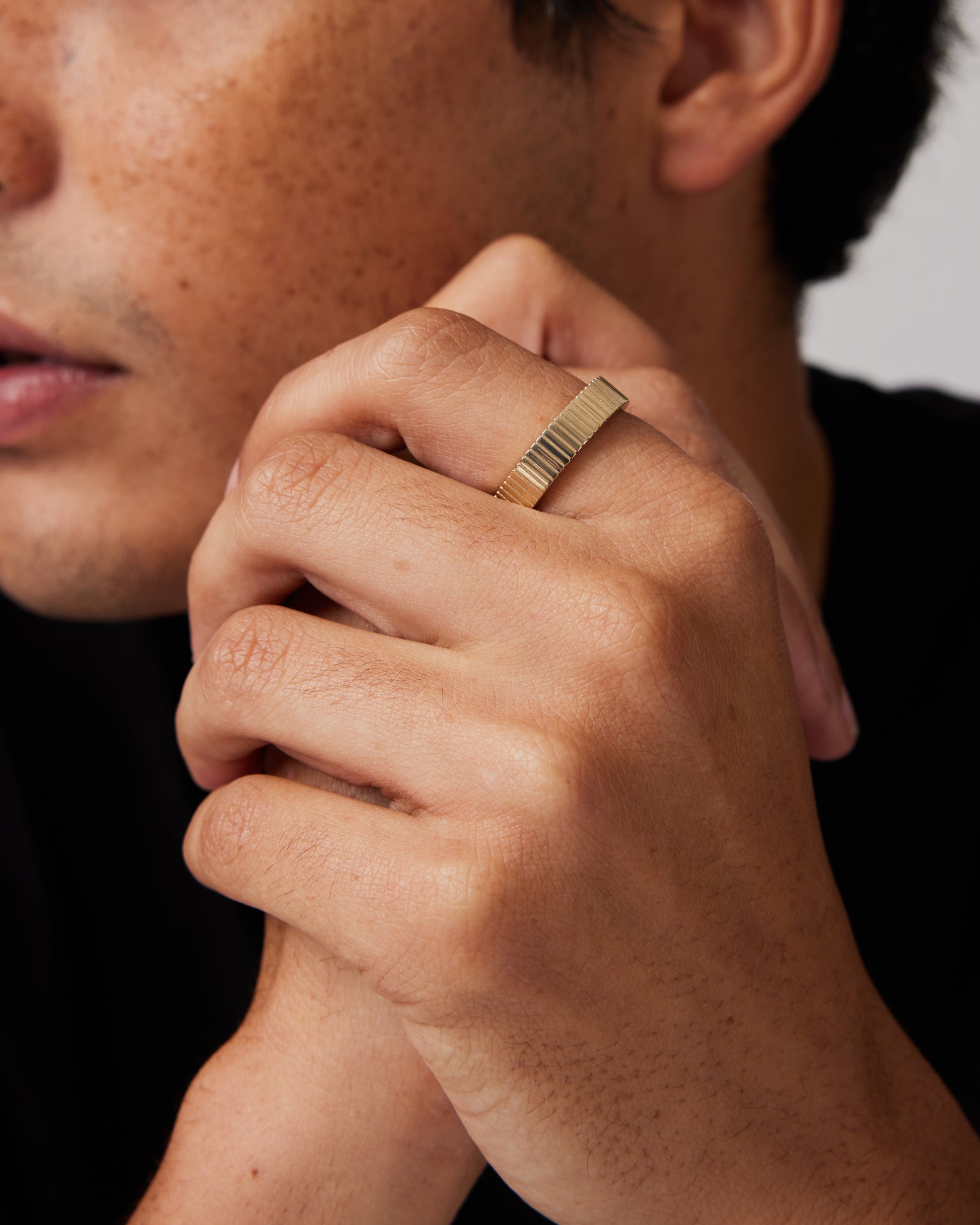 Simple Classic Scale Traction Wedding Band 5