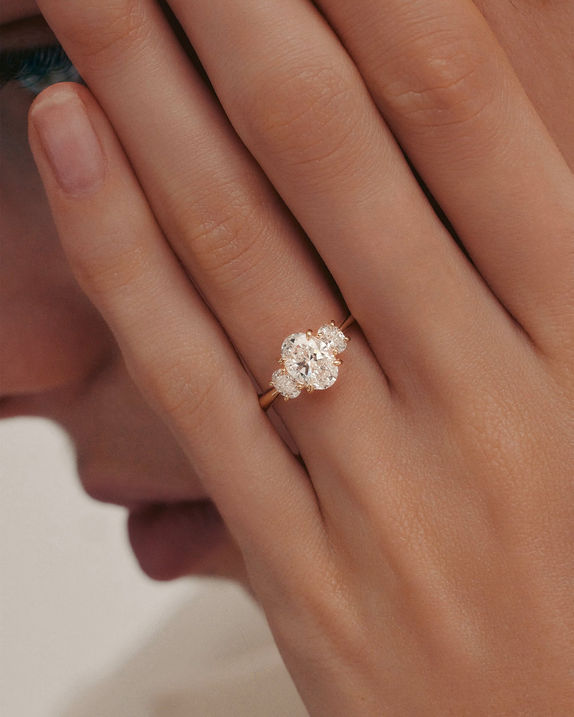 Solitaire-Oval Lab Grown Diamond Engagement Ring