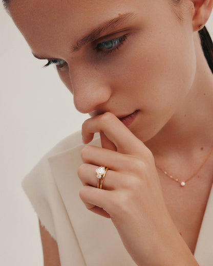 Solitaire-Oval Lab Grown Diamond Engagement Ring