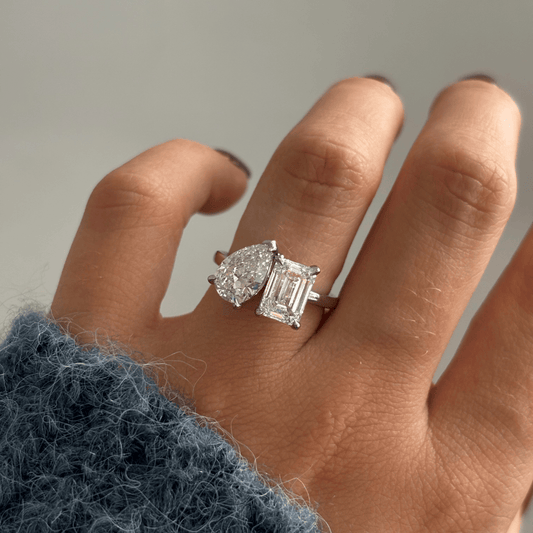 Solitaire-Oval Lab Grown Diamond Engagement Ring