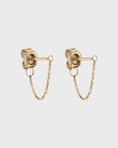 Load image into Gallery viewer, Gold Chain Fold Earring
