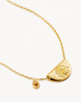 Load image into Gallery viewer, Golden Blossom Citrine Necklace with Lab-Grown Diamond Charm
