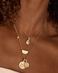 Load image into Gallery viewer, Golden Blossom Citrine Necklace with Lab-Grown Diamond Charm
