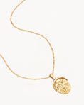 Load image into Gallery viewer, 0.20 TCW Round Diamond Solid Gold Necklace with Engraved Pendant
