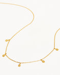 Load image into Gallery viewer, Golden Grace Teardrop Charm Choker Necklace
