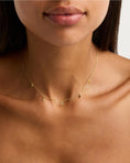 Load image into Gallery viewer, Golden Grace Teardrop Charm Choker Necklace
