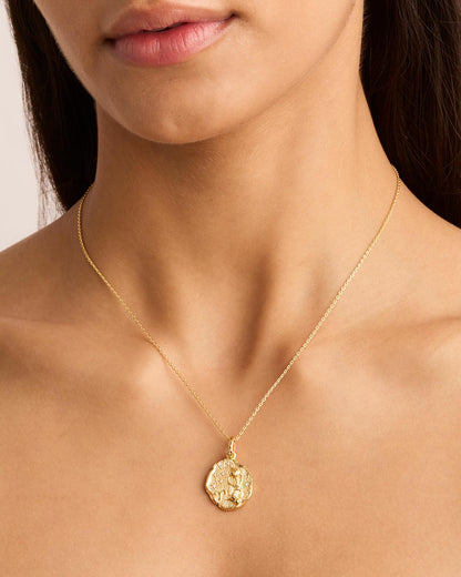 0.1TCW Round Lab Grown Diamond Zodiac Necklace - Aries 3