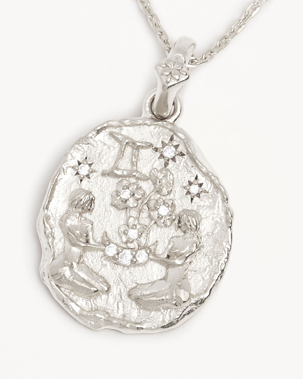 Gemini Lab Grown Diamond Pendant Necklace 2