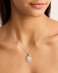 Load image into Gallery viewer, Celestial Cancer Zodiac Pendant with Round Lab Grown Diamond 4
