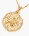 Load image into Gallery viewer, 0.12 TCW Round Lab Grown Diamond Virgo Medallion Pendant 2
