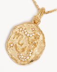 Load image into Gallery viewer, 0.11 TCW Diamond Scorpio Zodiac Pendant Necklace
