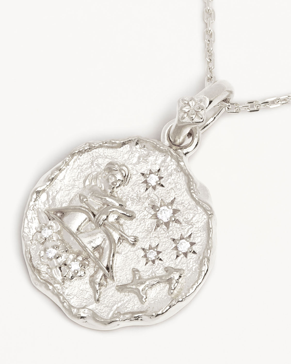 Radiant Sagittarius Pendant with 0.10 TCW Round Lab Grown Diamonds 2