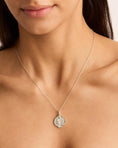 Load image into Gallery viewer, Elegant 0.05 TCW Round Lab Grown Diamond Medallion Pendant Necklace
