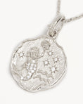 Load image into Gallery viewer, Elegant 0.05 TCW Round Lab Grown Diamond Medallion Pendant Necklace
