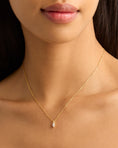 Load image into Gallery viewer, Radiant 0.26 CT Marquise Lab-Grown Diamond Solitaire Necklace
