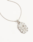 Load image into Gallery viewer, 0.05 TCW Round & Baguette Lab Grown Diamond "Love" Necklace
