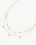 Load image into Gallery viewer, Elevate Elegance: 0.05 TCW Round Lab Grown Diamond Double Chain Choker
