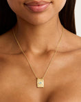 Load image into Gallery viewer, Radiant Sunburst 0.10TCW Round & Marquise Lab made Diamond Pendant Necklace
