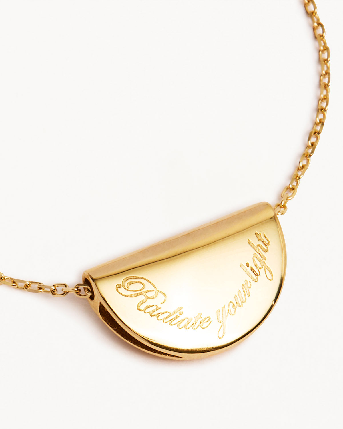 Golden Sunburst Topaz & Lab-Grown Diamond Necklace 3