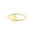 Load image into Gallery viewer, Elegant Solid Gold Geometric Wedding Band - Natalie Marie Lili Design
