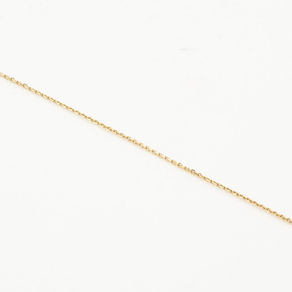 Radiant 0.50 CT Round Lab-Grown Diamond Solitaire Necklace in Gold