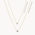 Load image into Gallery viewer, Radiant 0.50 CT Round Lab-Grown Diamond Solitaire Necklace in Gold 10
