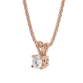 Load image into Gallery viewer, 1.0 CT Round Lab-Grown Diamond Solitaire Pendant Necklace in Gold
