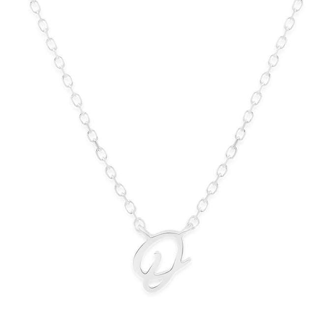 Simple Love Letter Initial Necklace 19