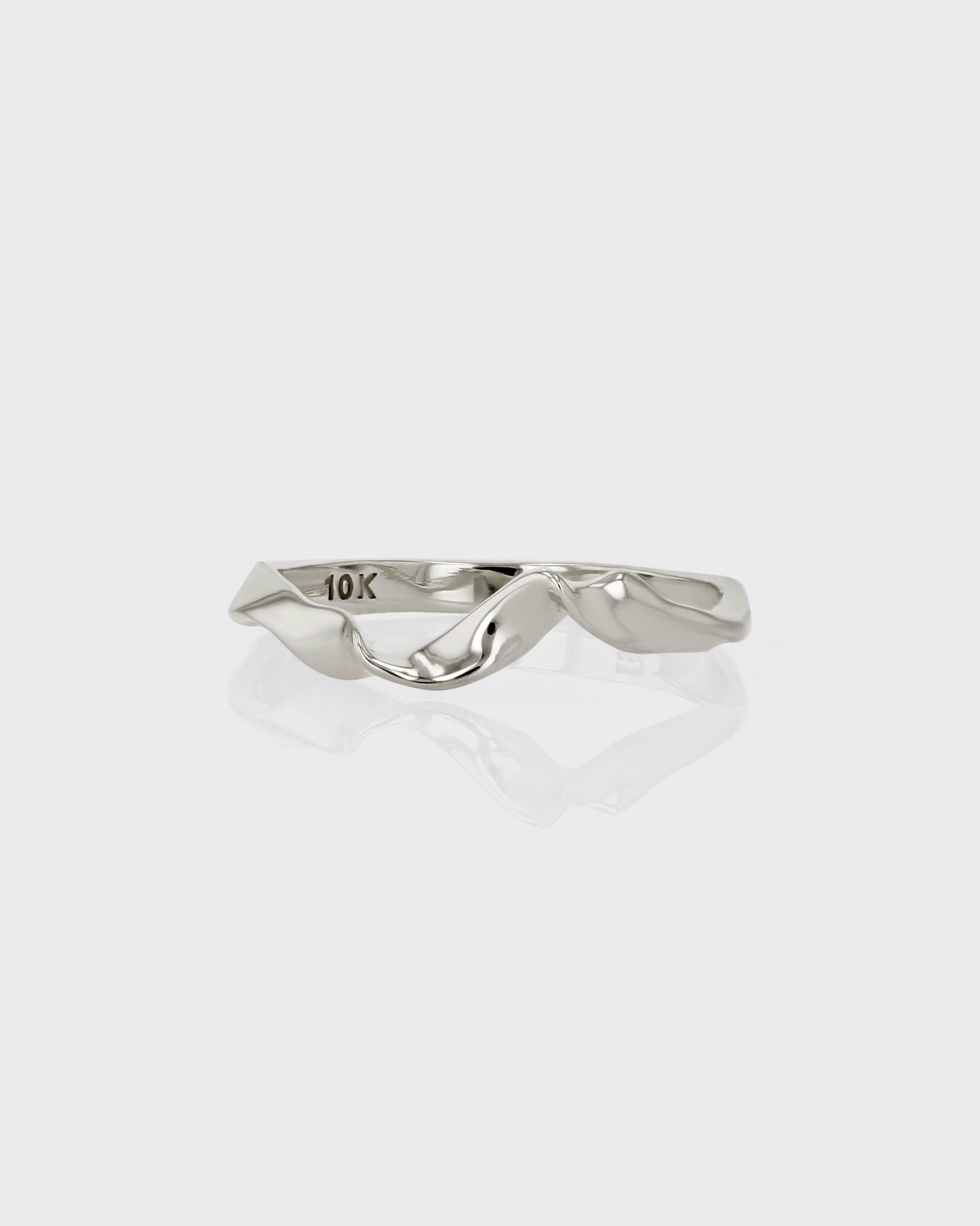 Simple Folded Wedding Band 1