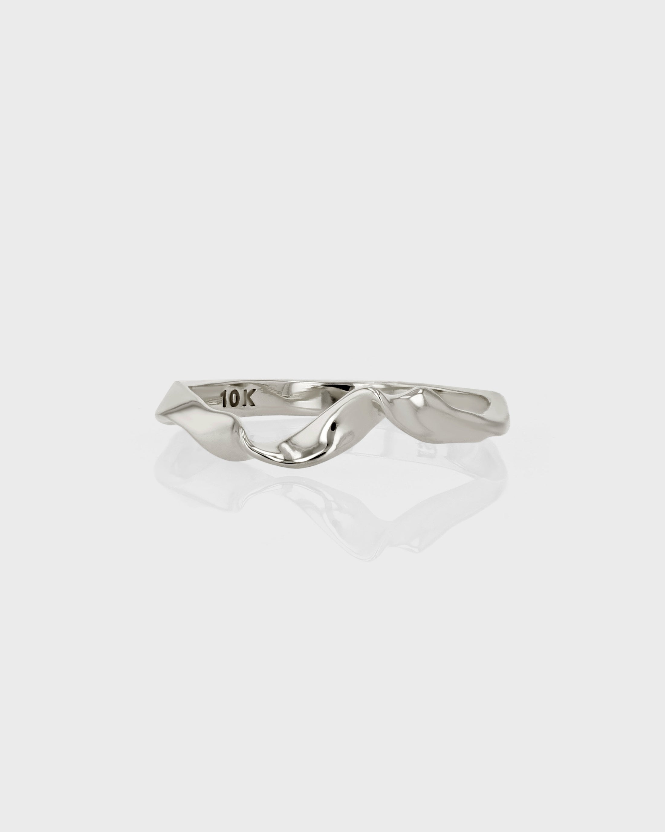 Simple Folded Wedding Band