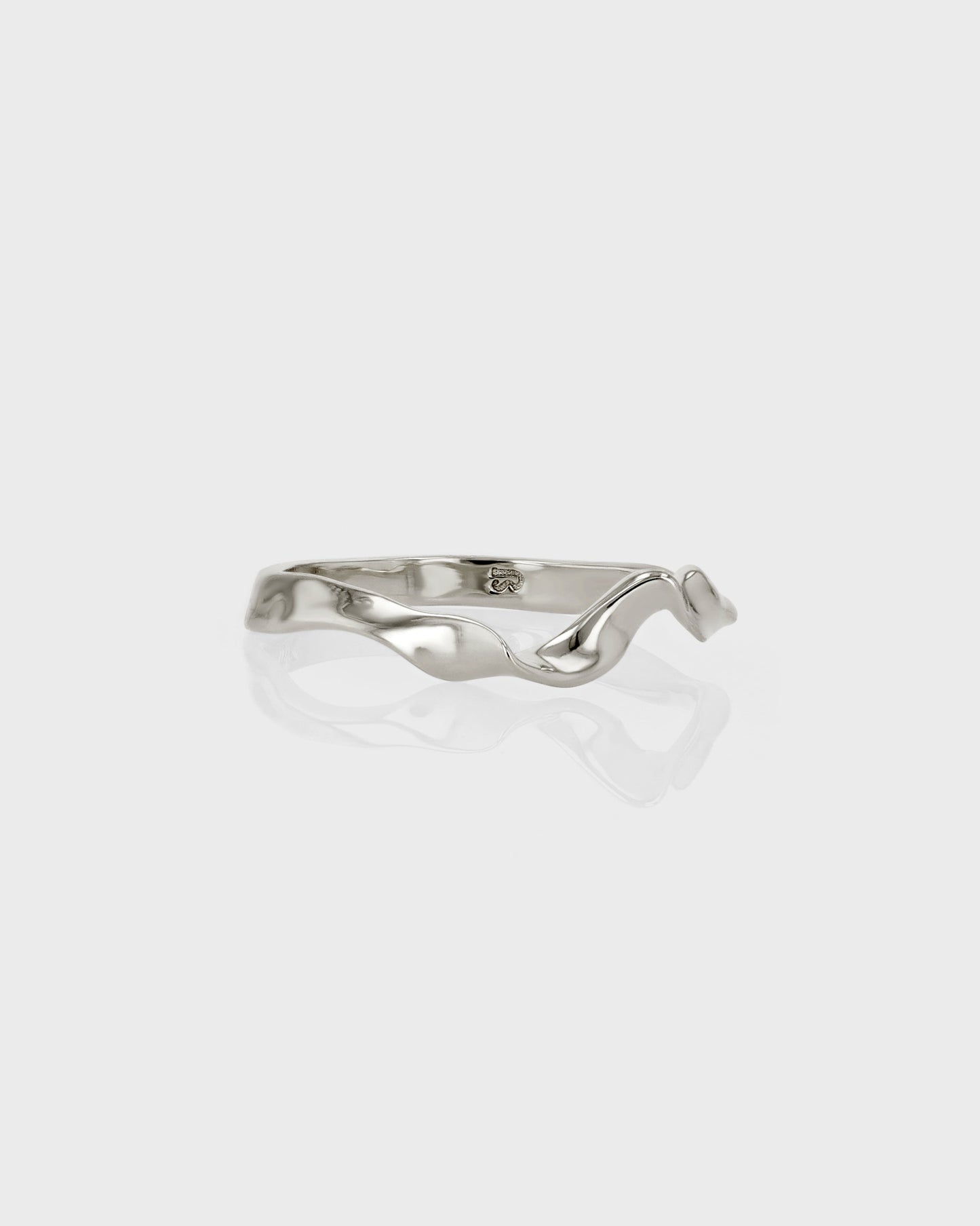 Simple Folded Wedding Band 3