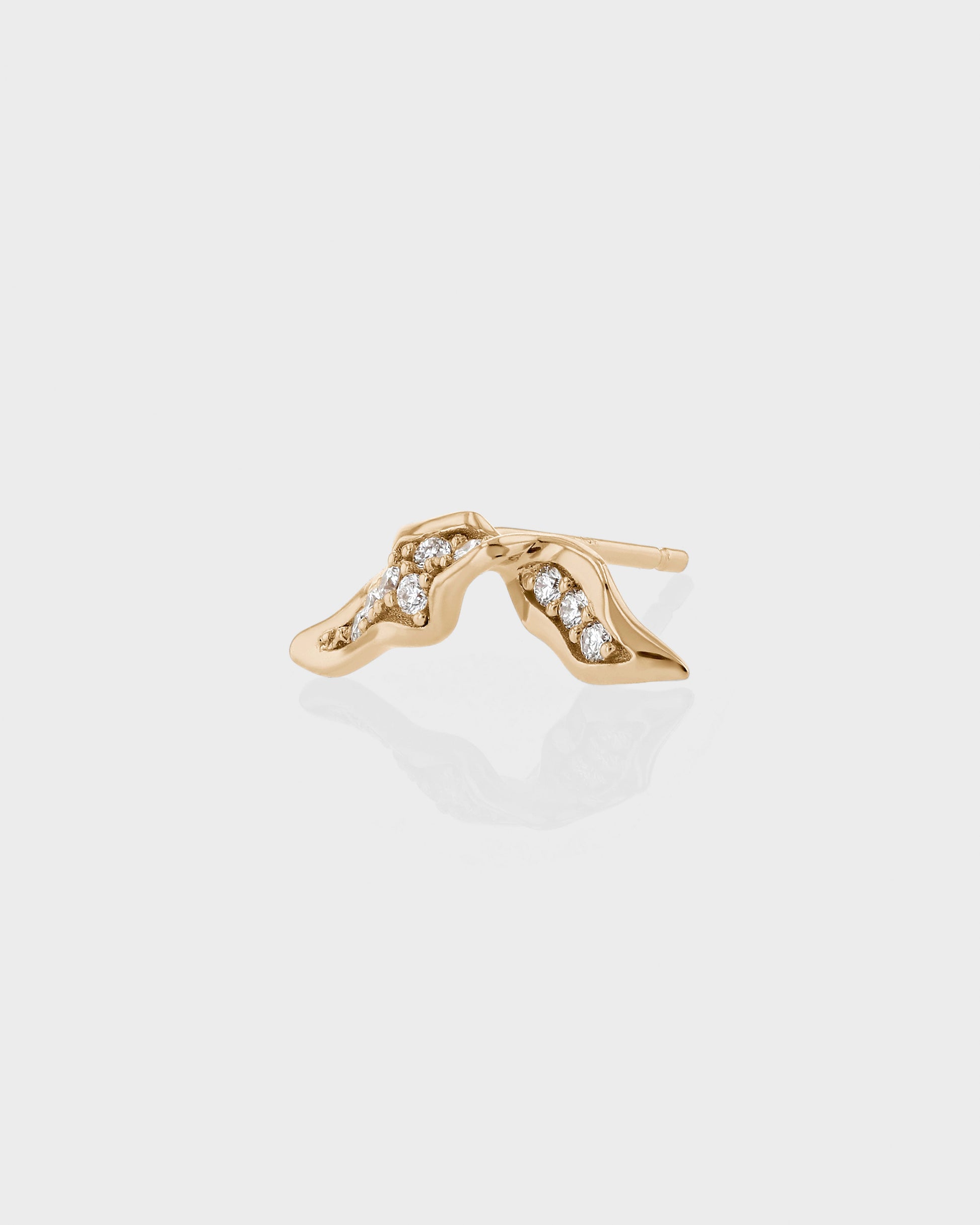 Elegant 0.04 TCW Round Lab Grown Diamond Studs Earrings 1