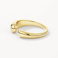 Load image into Gallery viewer, Elegant Gold Open Curve Wedding Band
