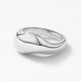 Load image into Gallery viewer, Sculpted Silver Wave Ring
