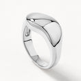 Load image into Gallery viewer, Sculpted Silver Wave Ring
