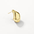 Load image into Gallery viewer, Gold Sculpted Earrings
