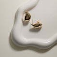 Load image into Gallery viewer, Gold Sculpted Earrings
