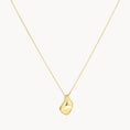 Load image into Gallery viewer, Golden Teardrop Elegance Necklace
