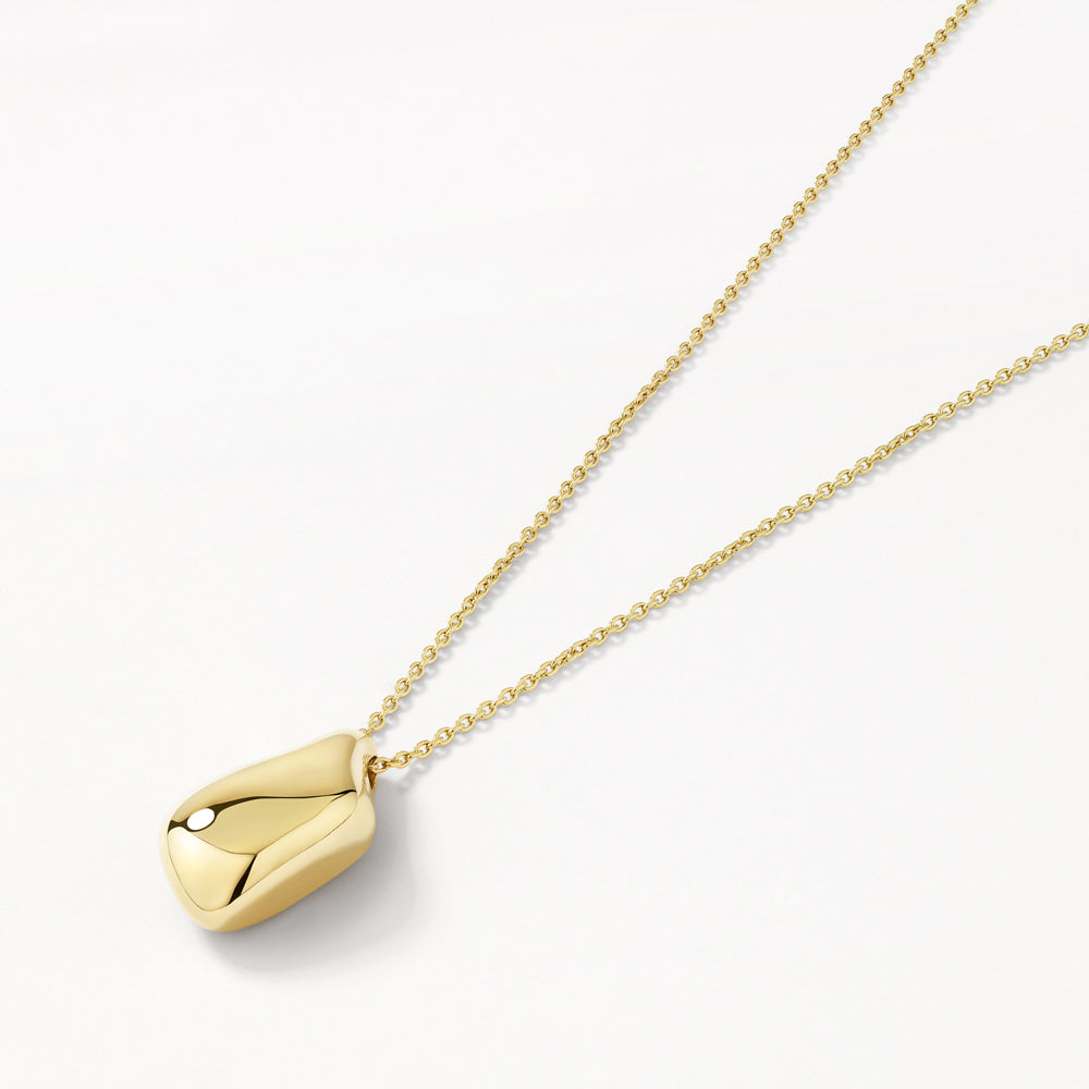 Golden Teardrop Elegance Necklace