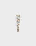 Load image into Gallery viewer, Elegant 0.10 TCW Round Lab Grown Diamond Hoop Earrings
