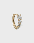 Load image into Gallery viewer, Elegant 0.10 TCW Round Lab Grown Diamond Hoop Earrings
