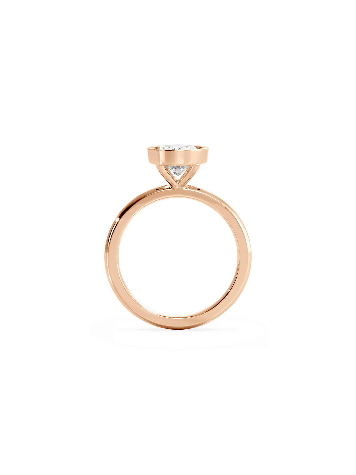 Solitaire-Oval Lab Grown Diamond Engagement Ring