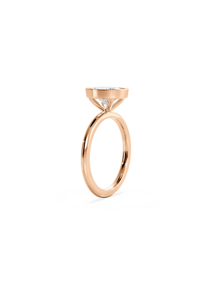 Solitaire-Oval Lab Grown Diamond Engagement Ring